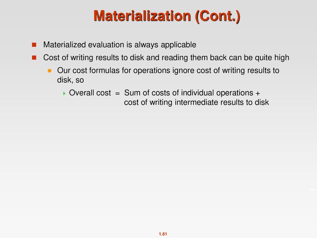 Query processing and optimization - ppt download