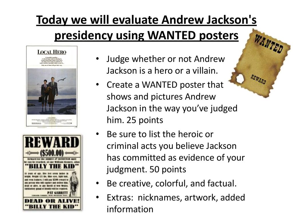 evaluate the presidency of andrew jackson