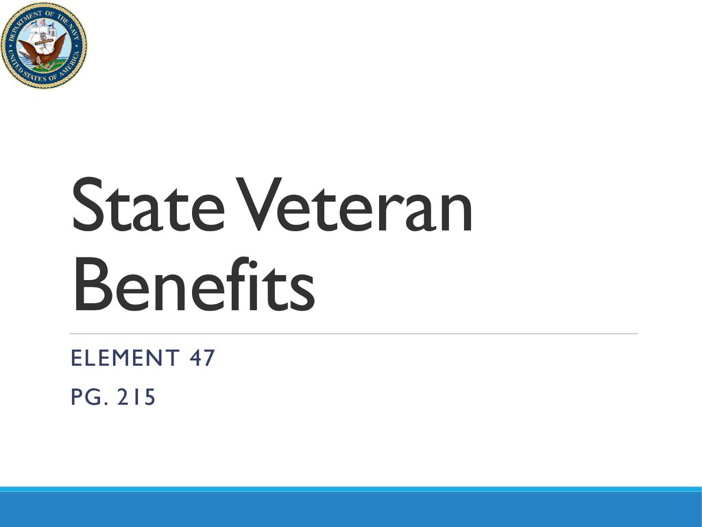 State Veteran Benefits ppt download