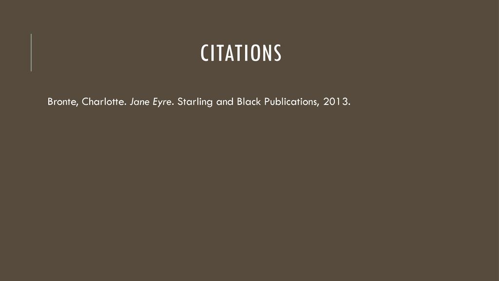Jane Eyre Presentation Ppt Download
