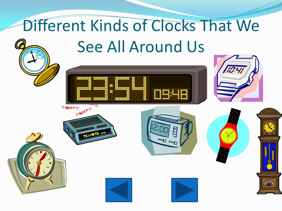 Different Kinds of Clocks That We See All Around Us