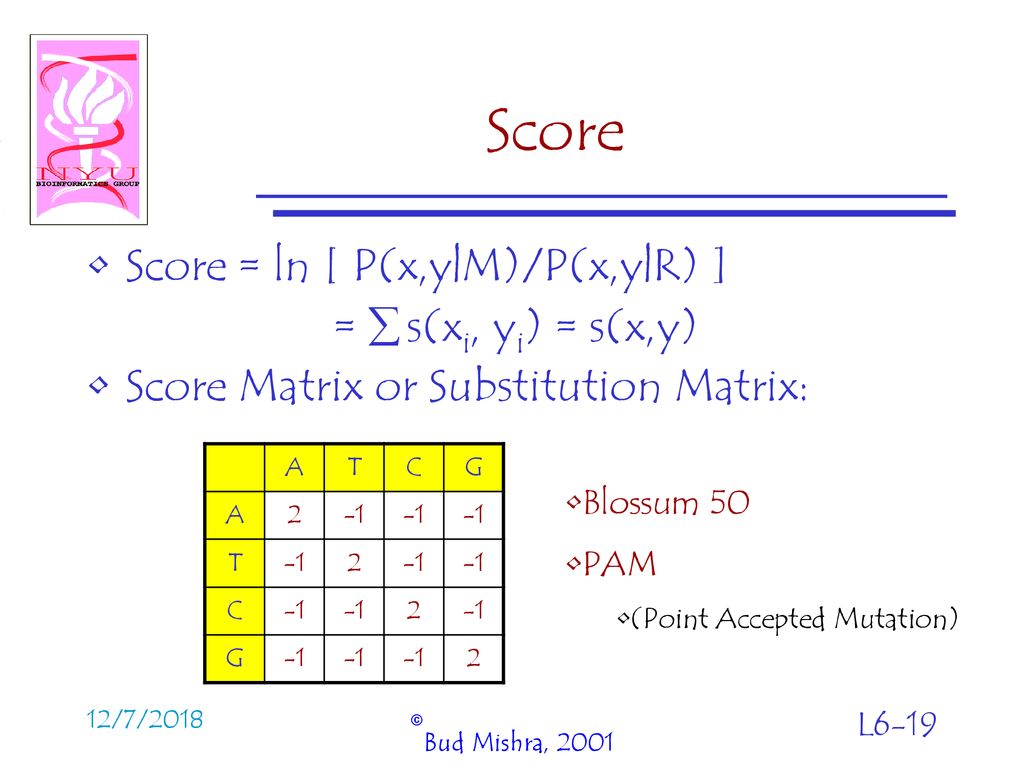 Computational Biology Lecture 6 Matching And Alignment Ppt Download