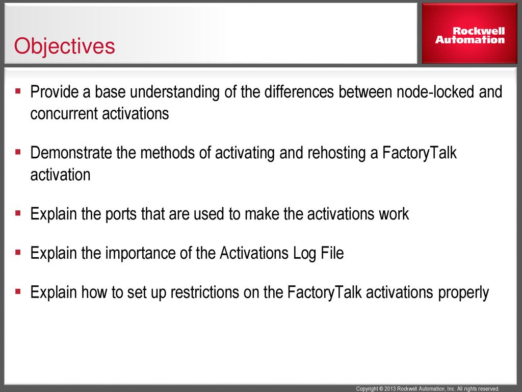 factorytalk activation