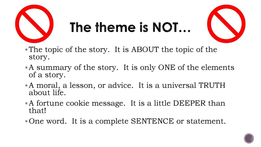 Theme. - ppt download