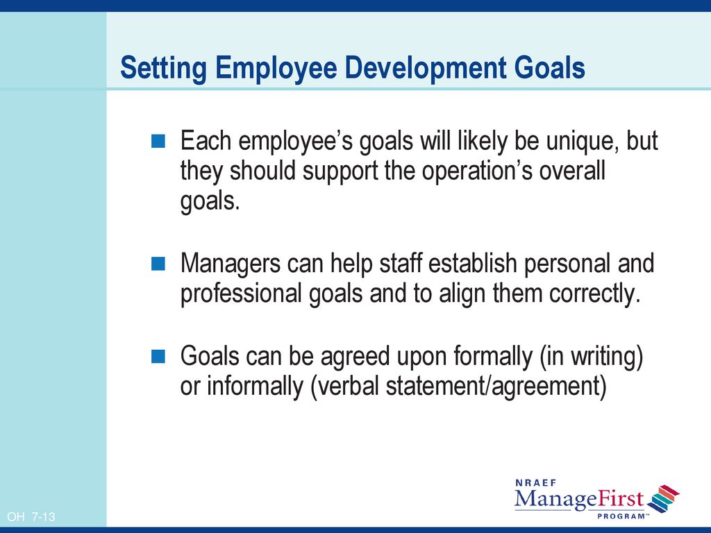 7 Developing Employees Human Resources Management and Supervision - ppt ...