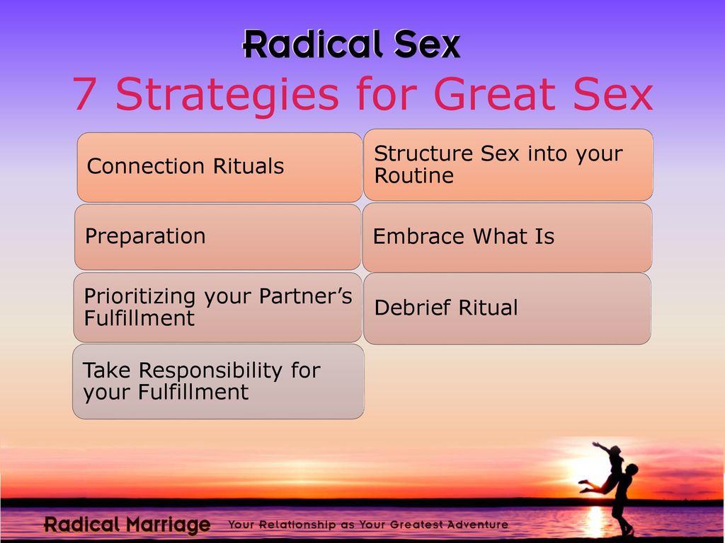 Part One Seven Strategies For “great” Sex Ppt Download