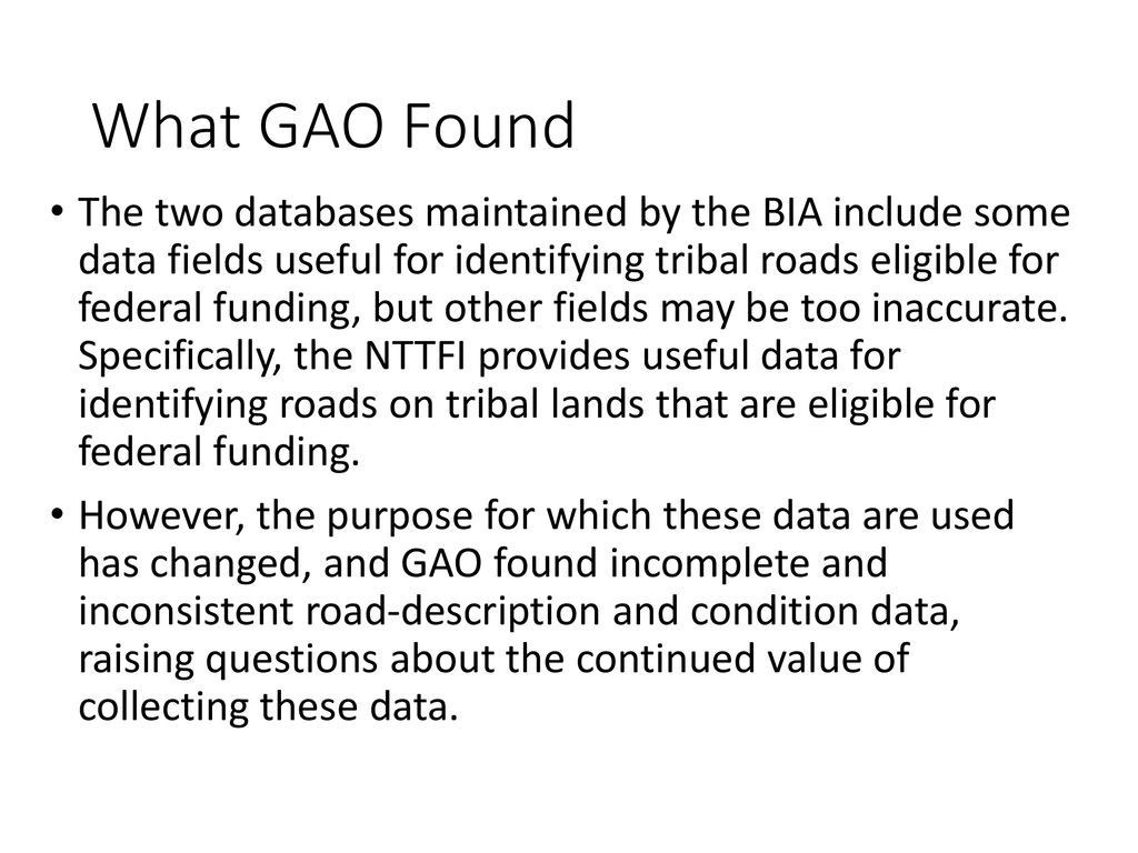 What GAO Found