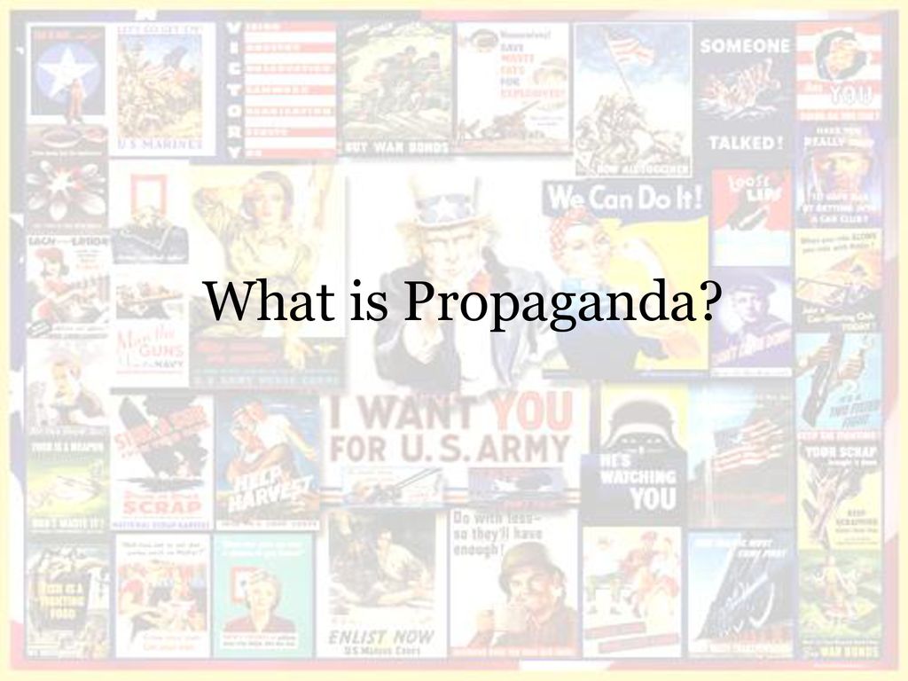 What is Propaganda