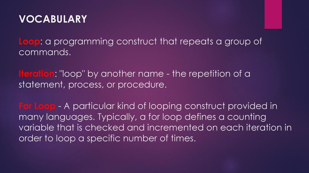 Looping and Random Numbers - ppt download