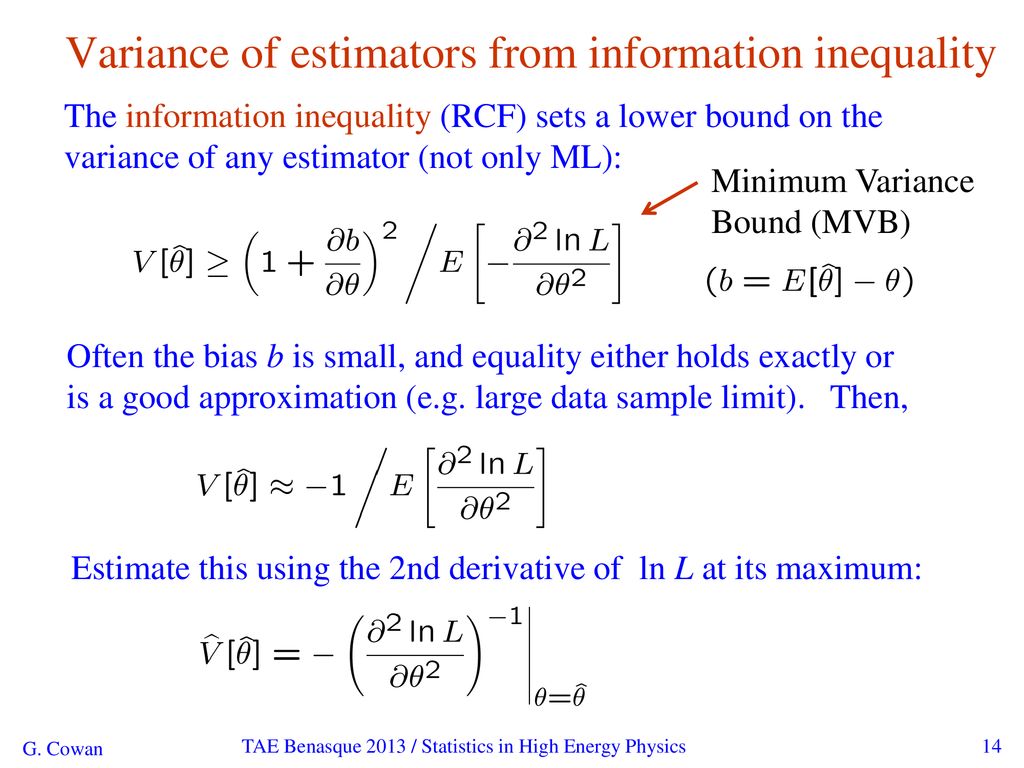 Statistics In High Energy Physics Ppt Download