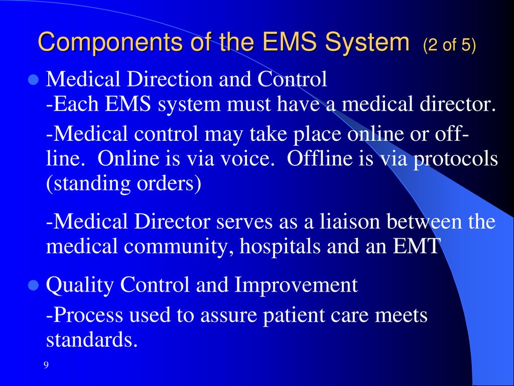 Chapter 1 EMS SYSTEMS. - Ppt Download