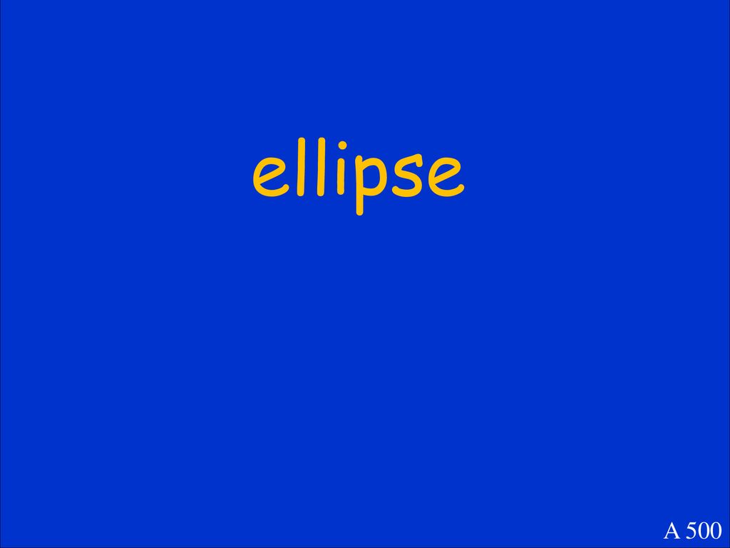 ellipse A 500