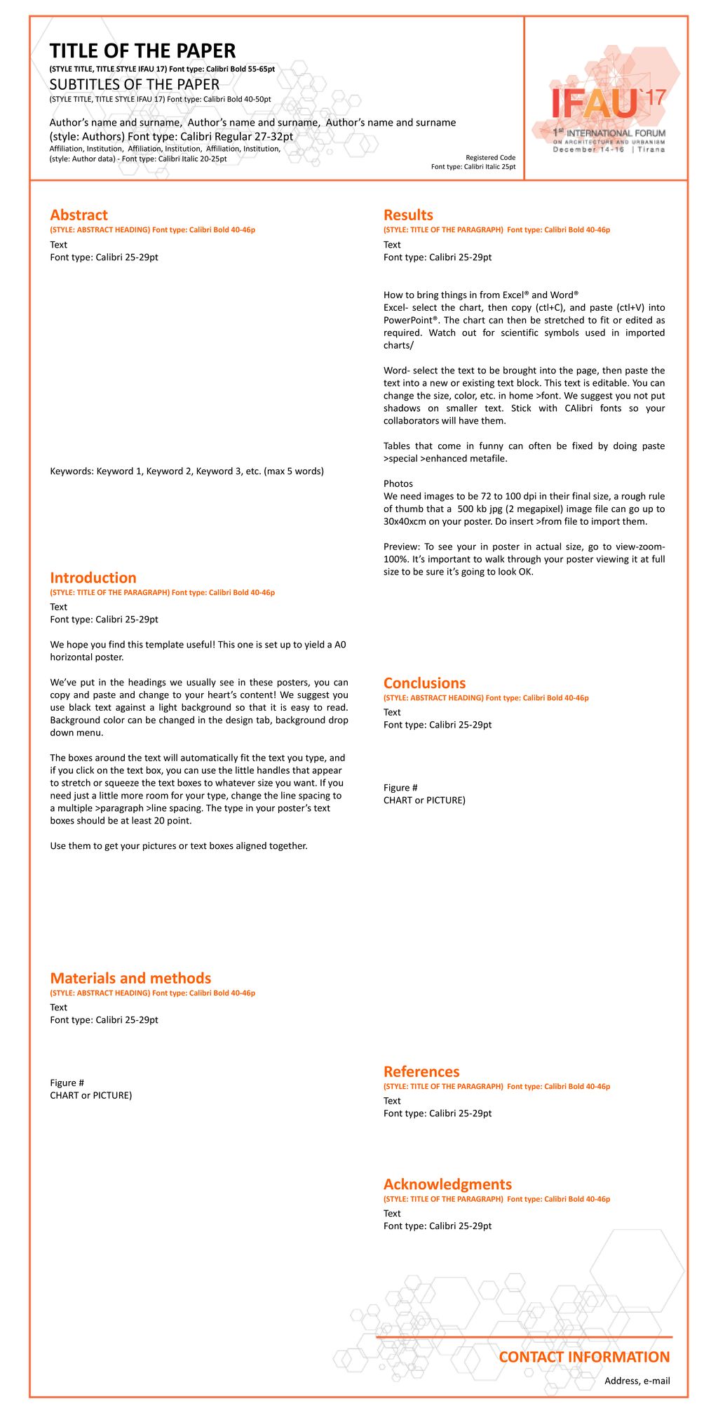 Title Of The Paper Subtitles Of The Paper Abstract Results Ppt