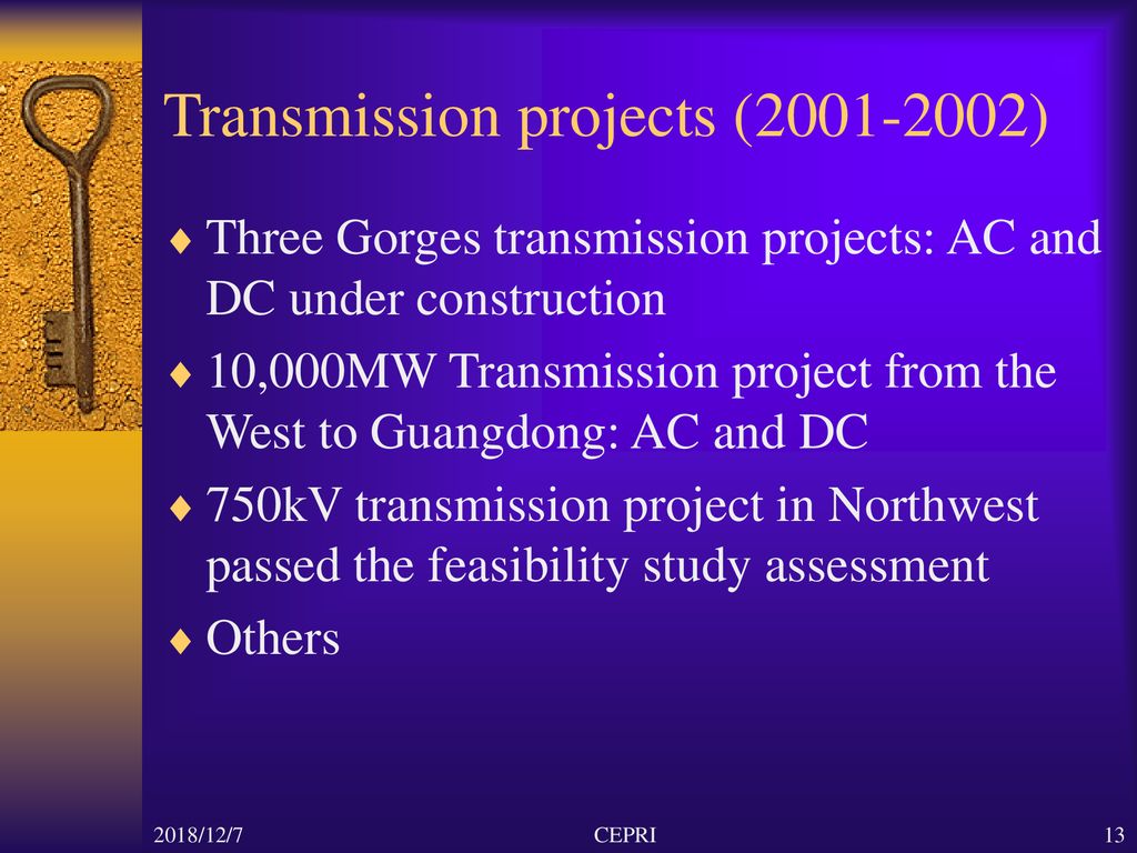 Transmission projects ( )