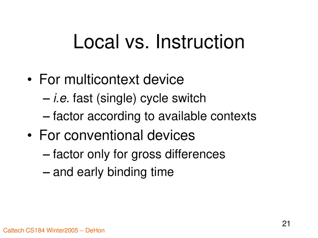 CS184a: Computer Architecture (Structure and Organization) - ppt download