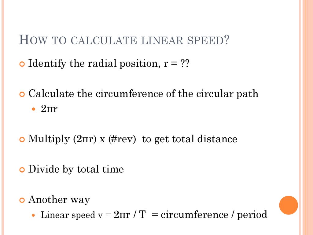 Circular rotational motion ppt download