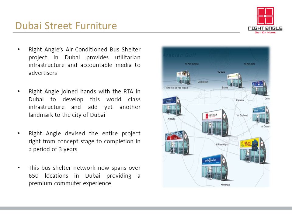Dubai Street Furniture