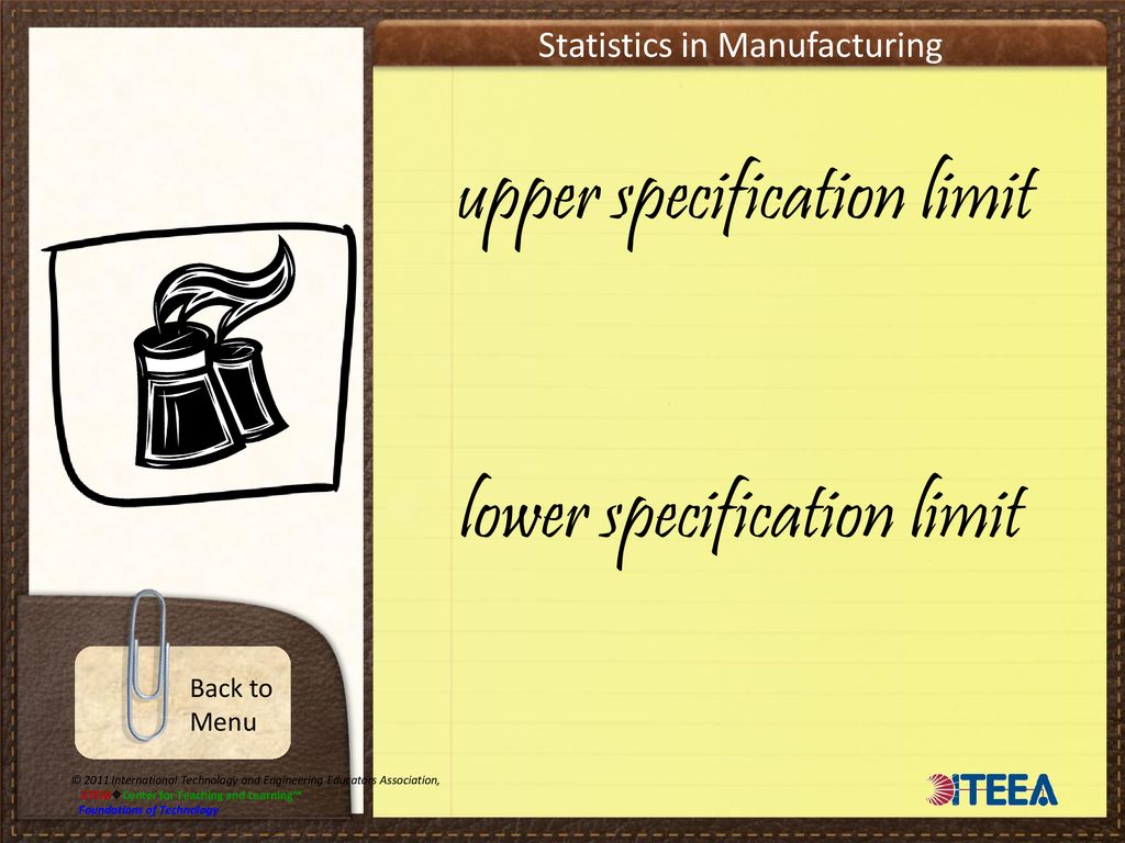 Statistics in Manufacturing