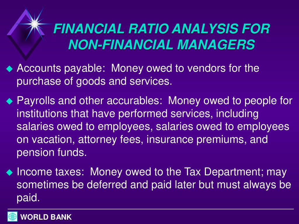 FINANCIAL RATIO ANALYSIS FOR NON-FINANCIAL MANAGERS - ppt download