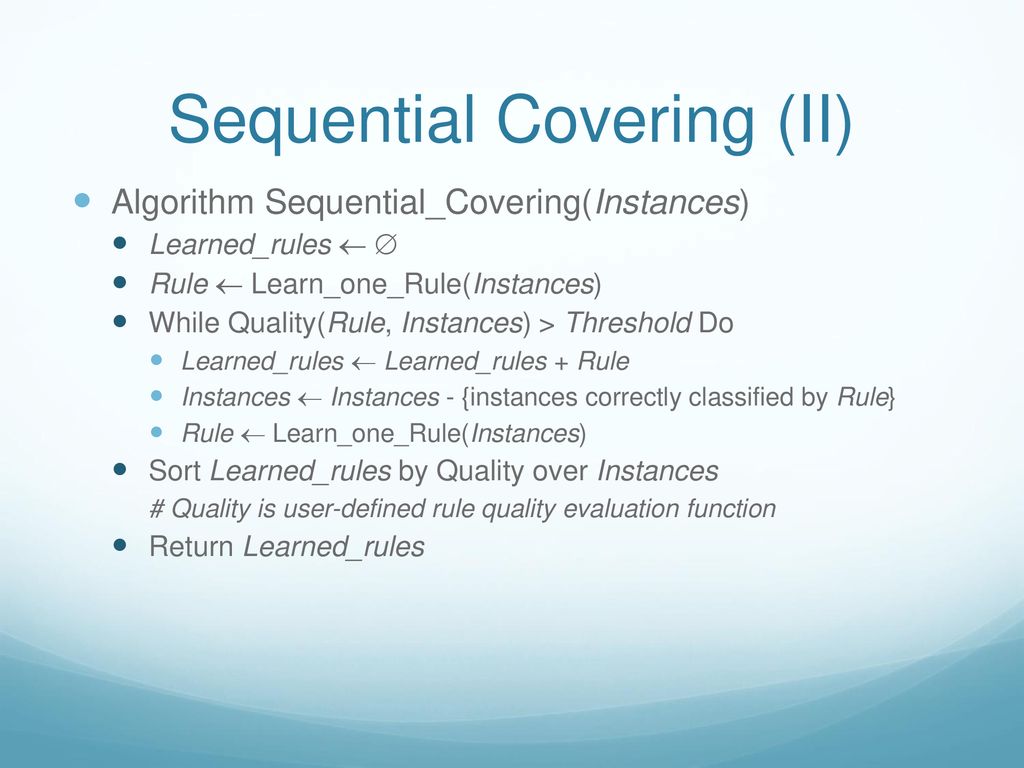 First-Order Rule Learning - ppt download