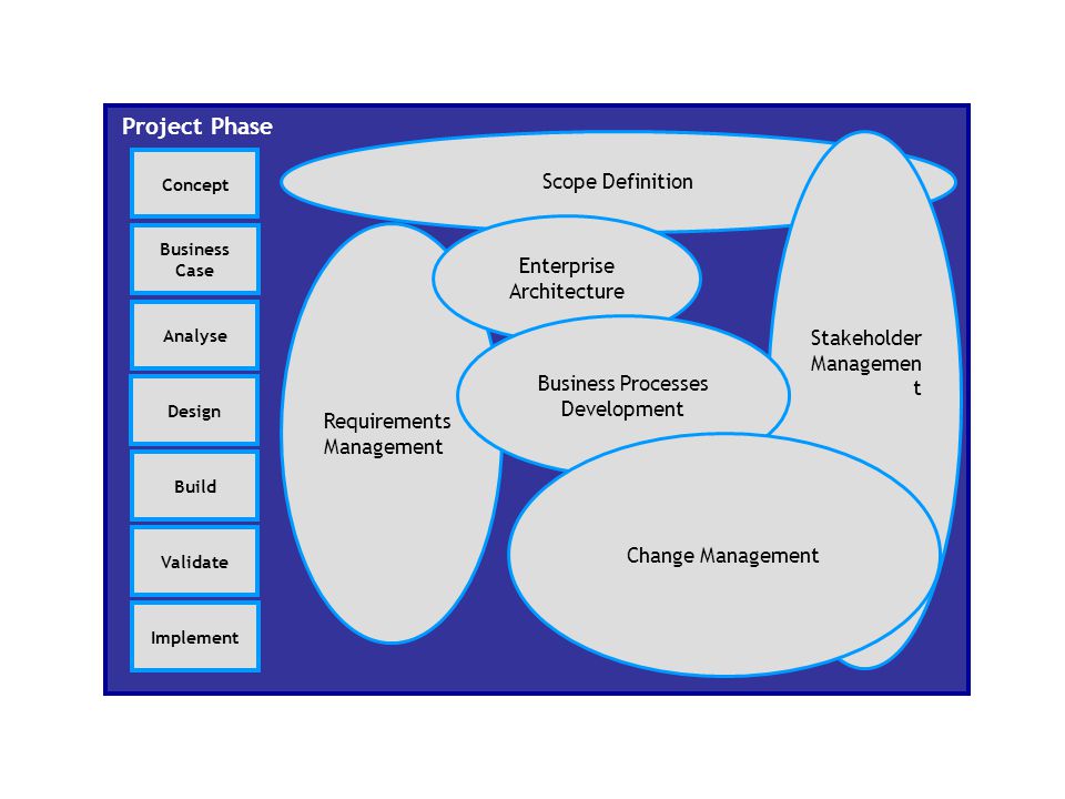 Project Phase Scope Definition Stakeholder Enterprise Architecture