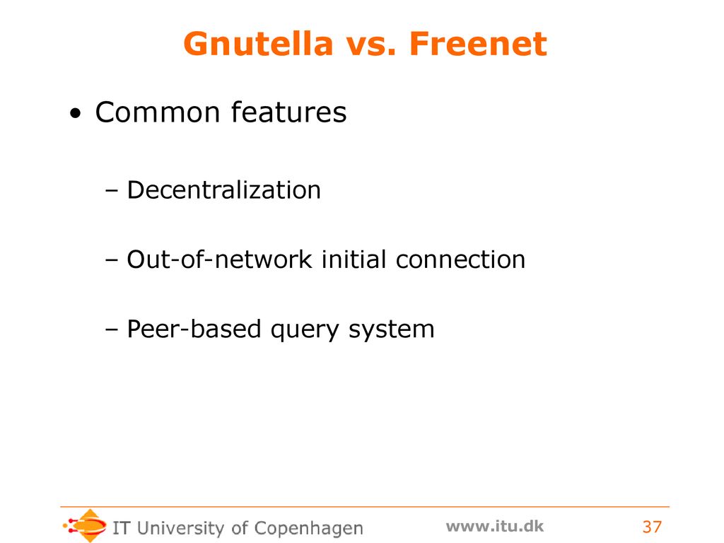 Unstructured routing gnutella and freenet ppt download