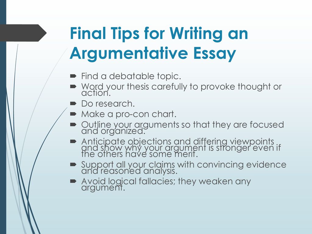 controversial argumentative essay topics