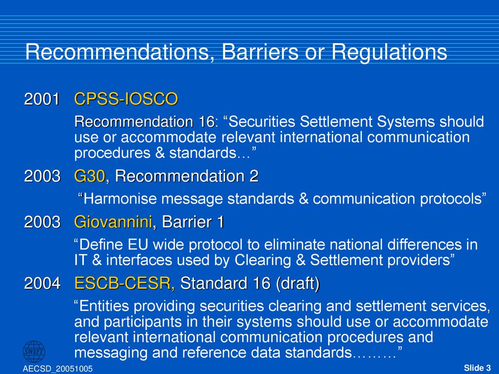 A Single Protocol for Clearing and Settlement - ppt download