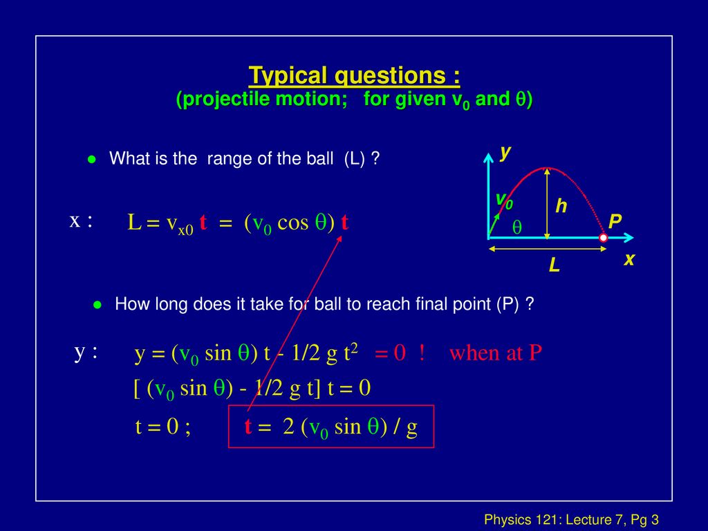 Physics 121 Sections 9 10 11 And 12 Lecture 7 Ppt Download