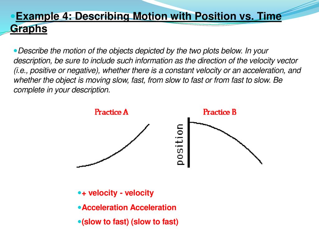 Describing Motion with Position Time Graphs, Overview & Methods - Video & Lesson Transcript