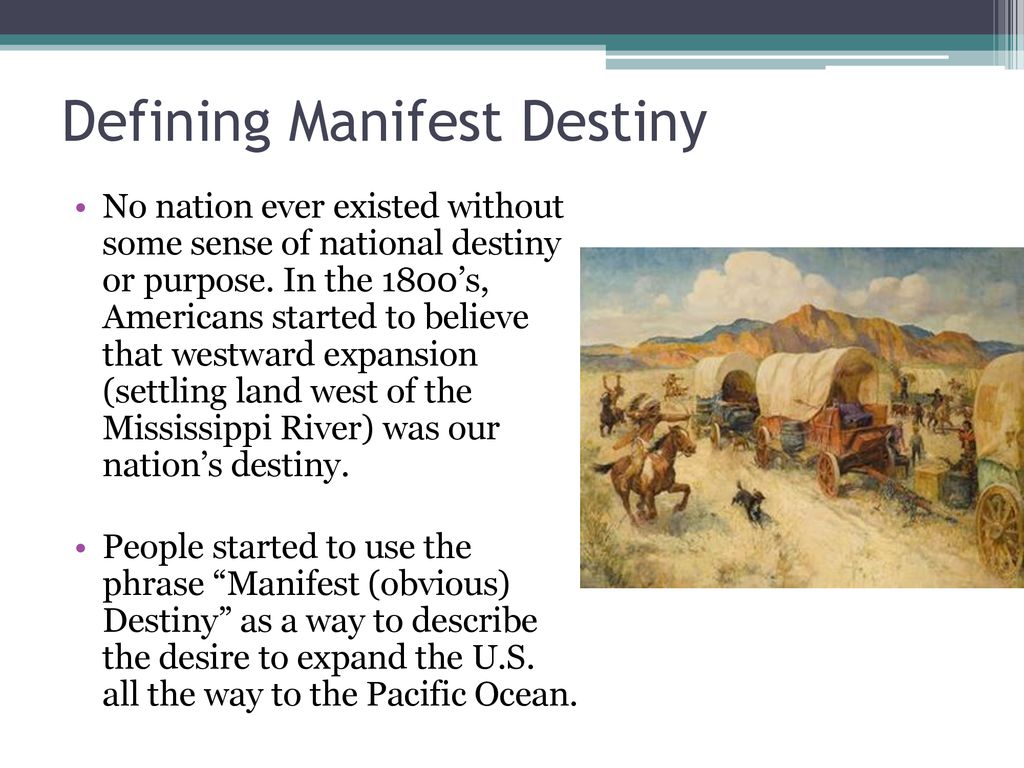 who initiated the phrase manifest destiny