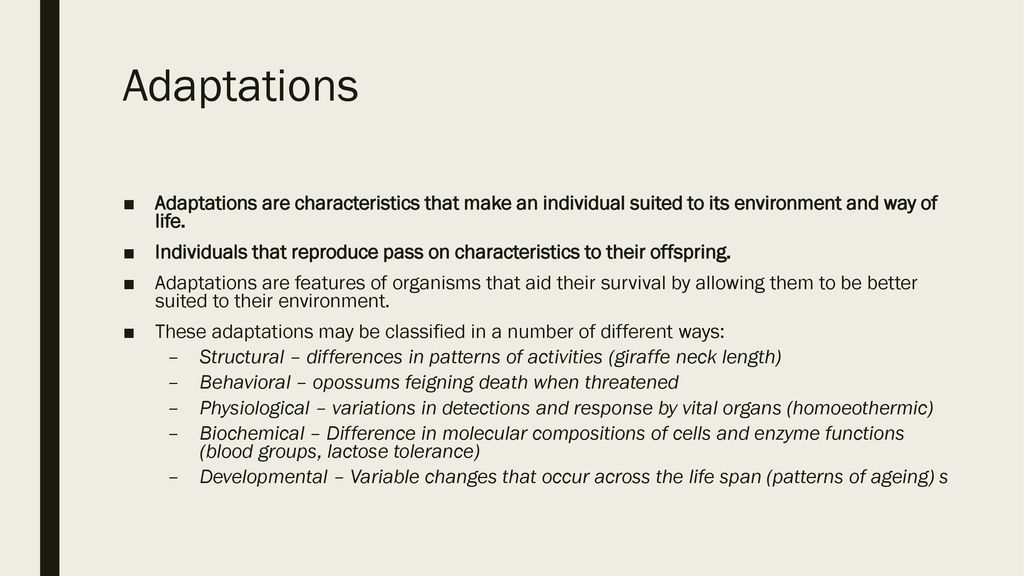 5.2 Natural selection The diversity of life has evolved and continues