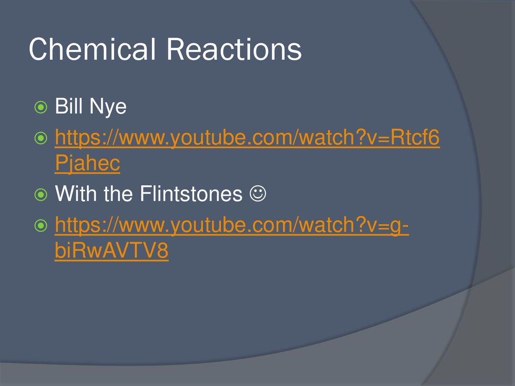 Unit 21 Science 21F Chemistry in Action. - ppt download For Bill Nye Chemical Reactions Worksheet