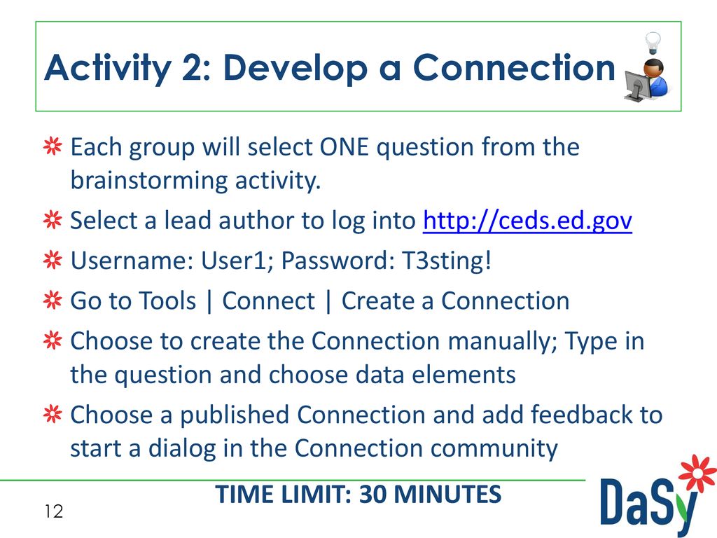Activity 2: Develop a Connection