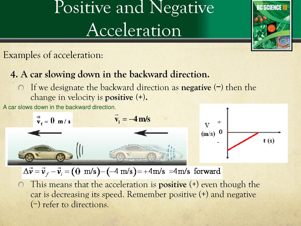 Positive acceleration