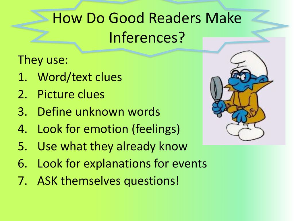Inferences making a guess as to why ppt download