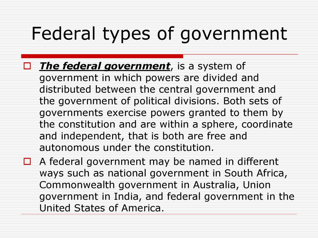 Types of Government 28 March ppt download