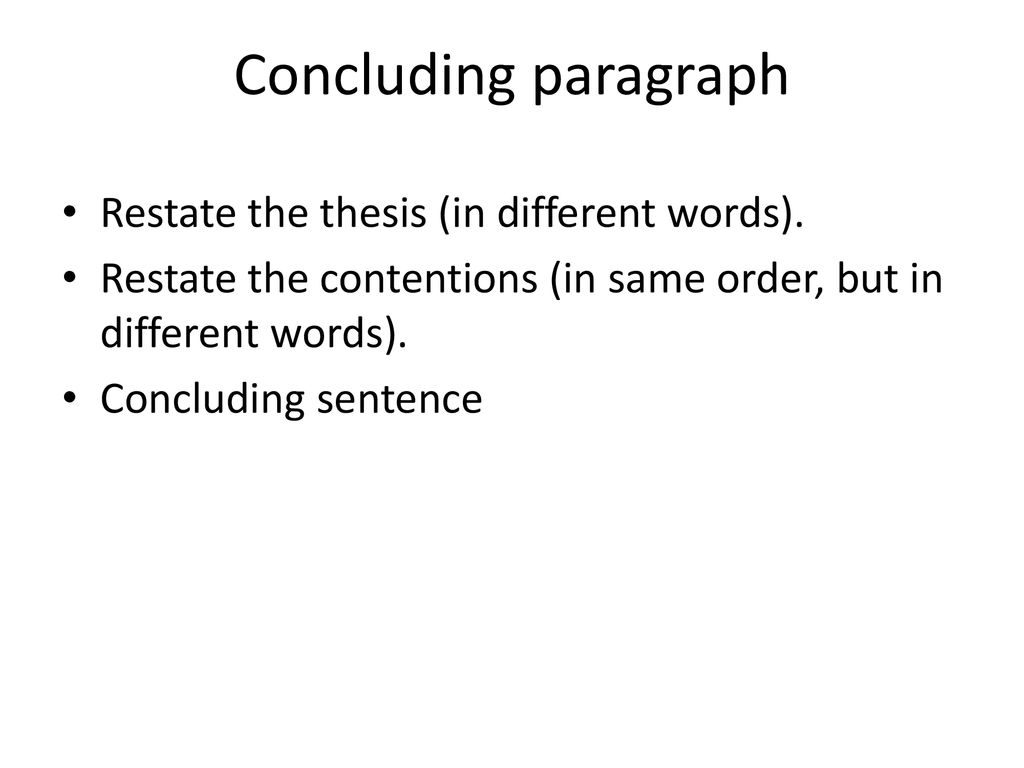 The Five-Paragraph Essay - ppt download