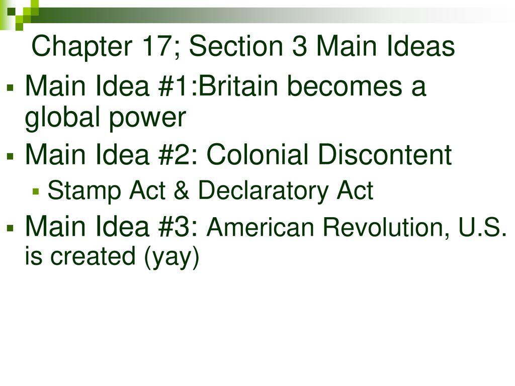 Chapter 17; Section 1 Main Ideas - ppt download