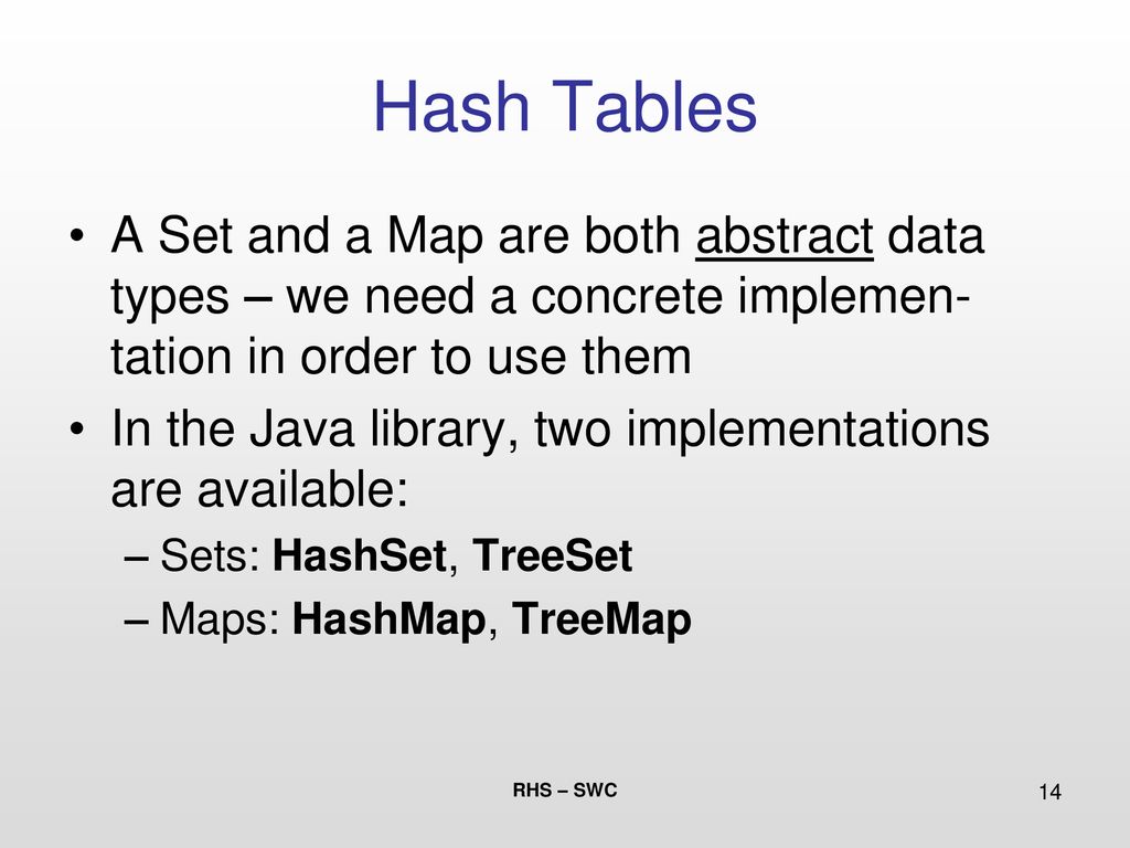 Sets, Maps and Hash Tables - ppt download