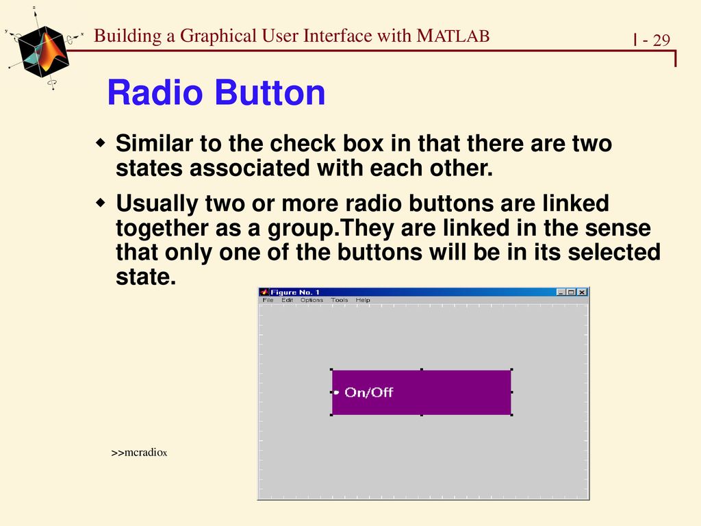 Basic Matlab Matrix definition a=[1,2 ; 3,4] => a= - ppt download
