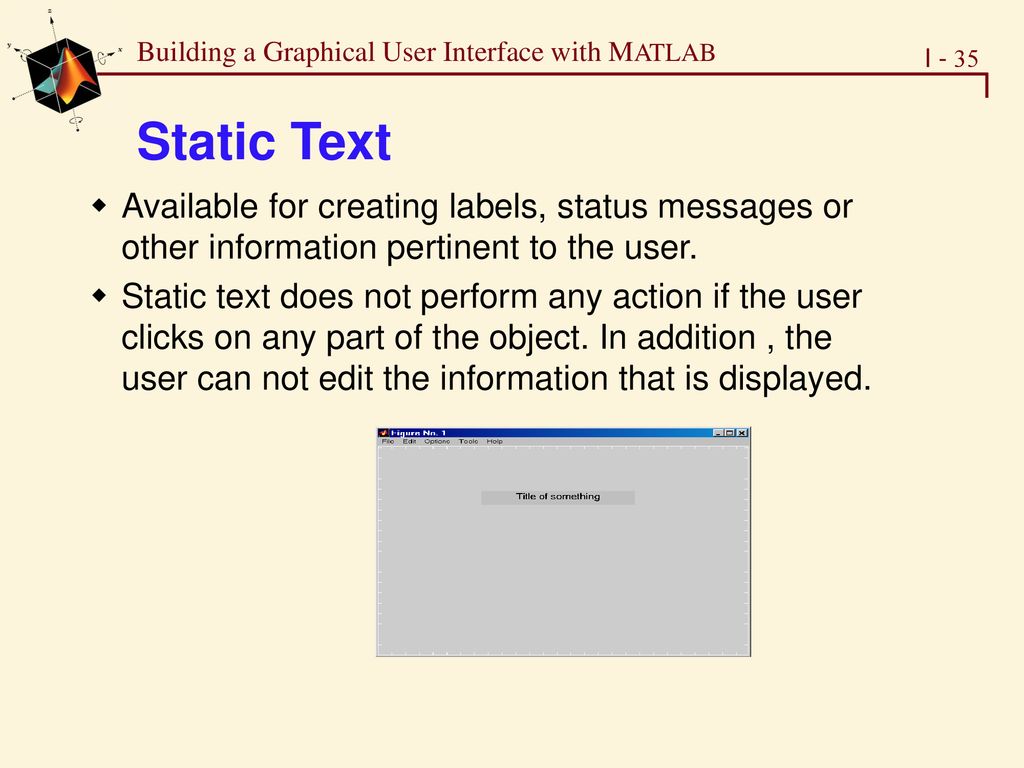 Basic Matlab Matrix definition a=[1,2 ; 3,4] => a= - ppt download