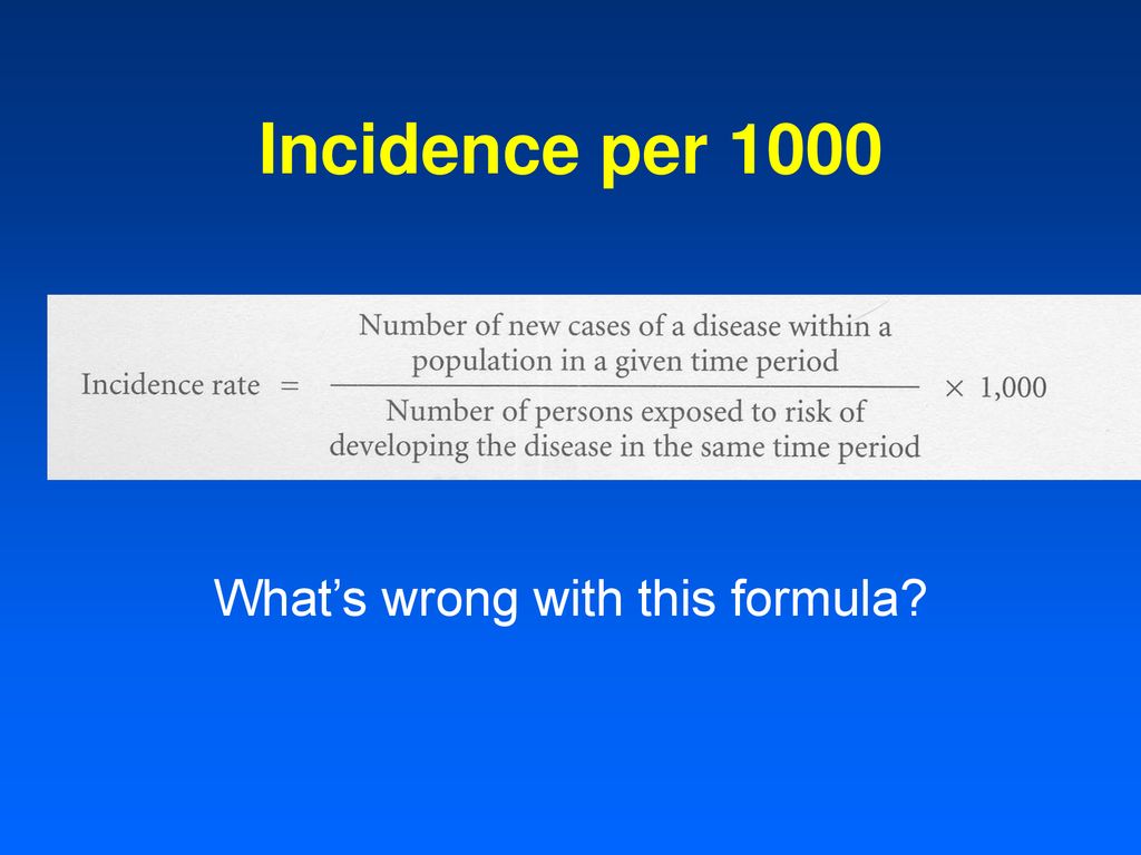 Measures of Morbidity. - ppt download