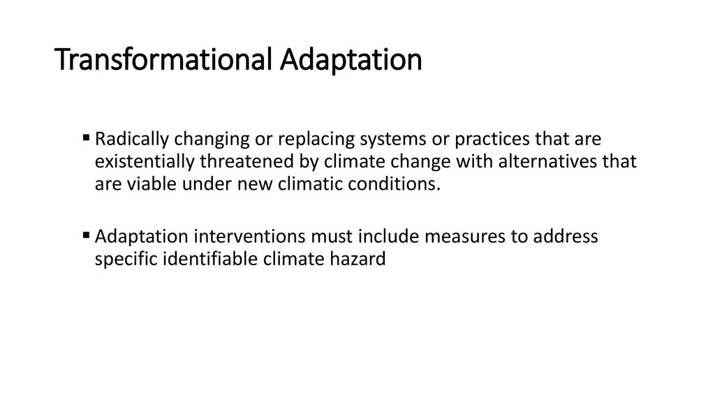 Resilience and Adaptation – Lessons from StARCK+ - ppt download