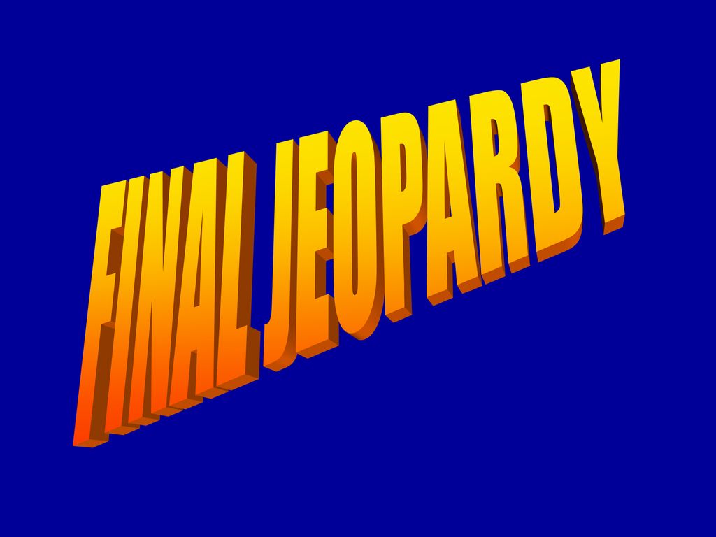 Jeopardy. - ppt download