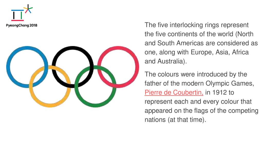 Where in the World Will the Olympics Occur?. Olympics Facts The five  Olympic rings represent the five major regions of the world - Africa, the  Americas, - ppt download