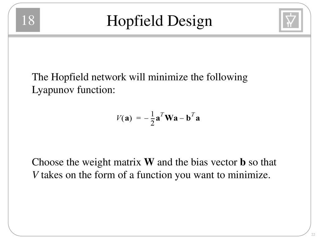 Hopfield Network Ppt Download