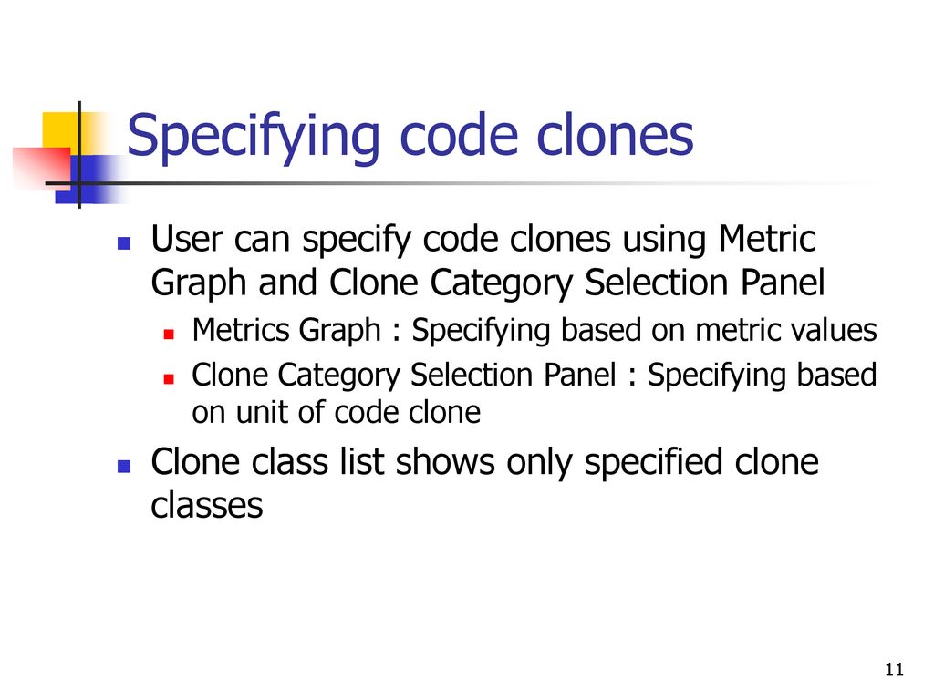 Refactoring Support Tool: Cancer - ppt download