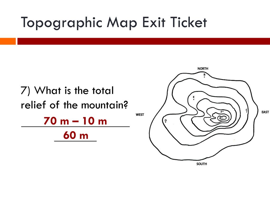 Topographic Map Exit Ticket Ppt Download