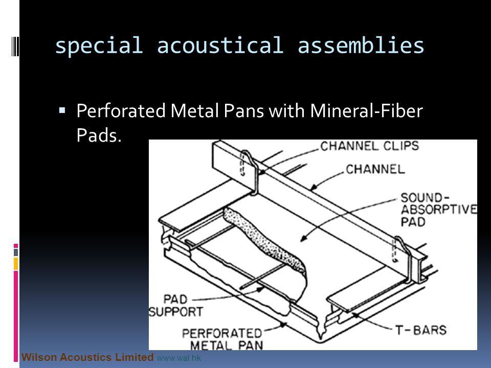 special acoustical assemblies